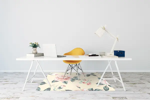 Tapis de chaise Roses vintage
