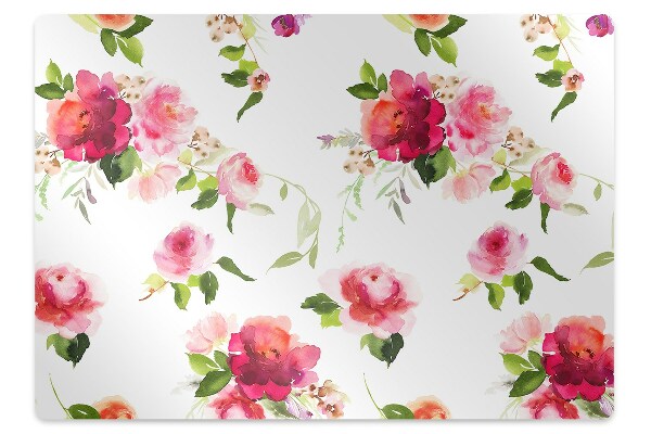 Tapis de chaise de bureau Fleurs de printemps