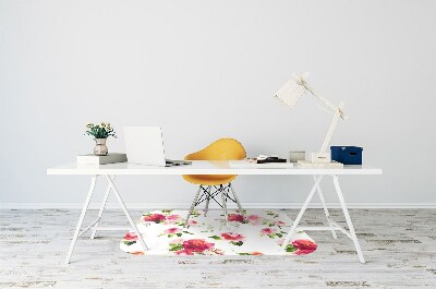 Tapis de chaise de bureau Fleurs de printemps