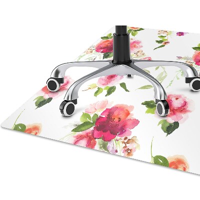 Tapis de chaise de bureau Fleurs de printemps