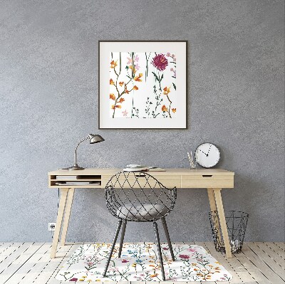 Tapis de chaise Fleurs de terrain