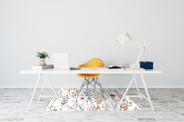 Tapis de chaise Fleurs de terrain