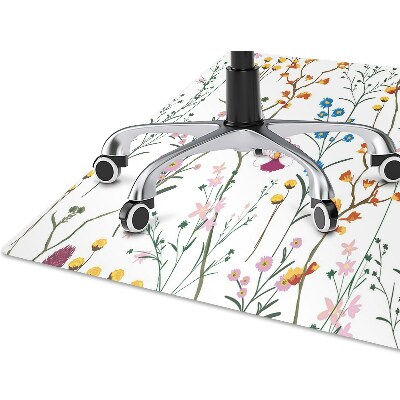 Tapis de chaise Fleurs de terrain