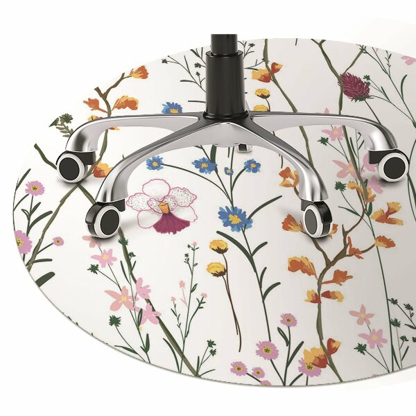Tapis de chaise Fleurs de terrain