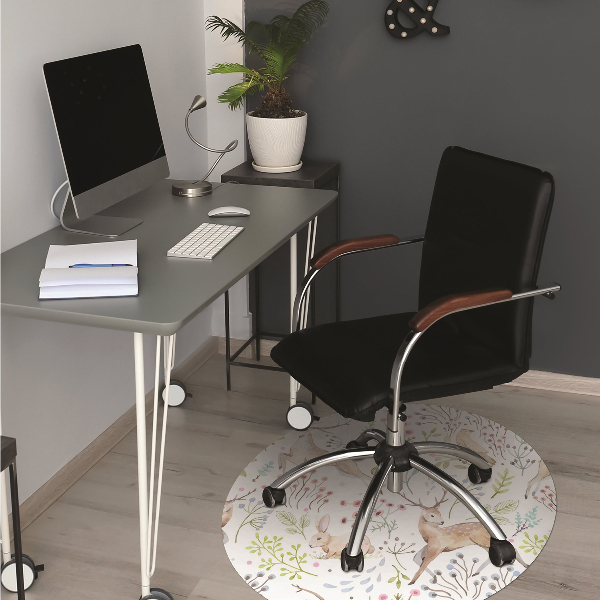 Tapis de chaise de bureau Animaux sauvages