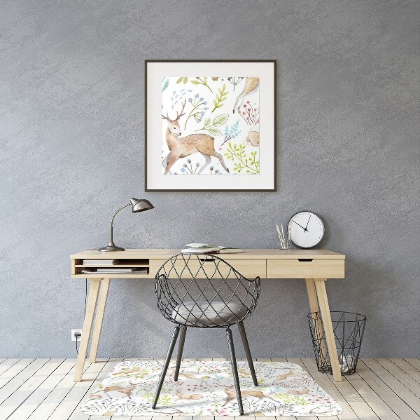 Tapis de chaise de bureau Animaux sauvages