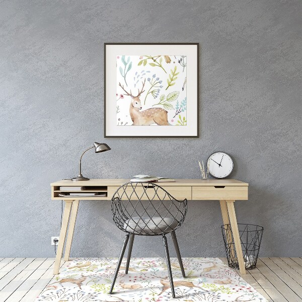 Tapis de chaise de bureau Animaux sauvages