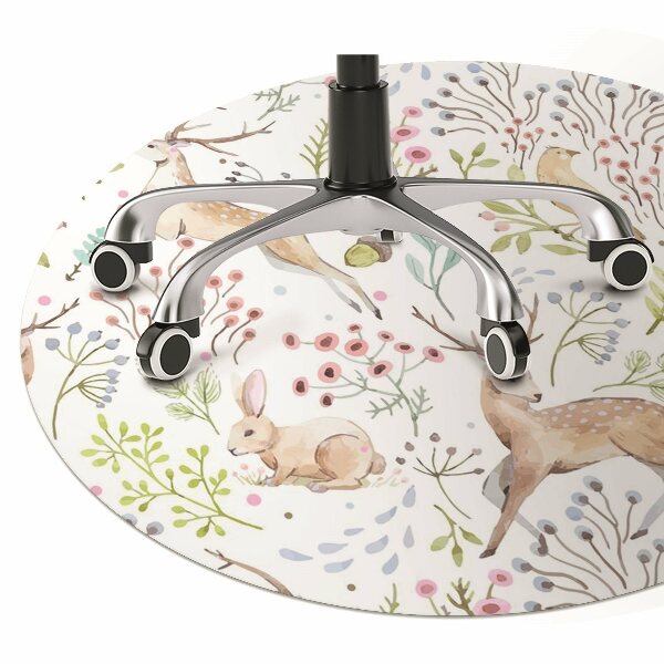 Tapis de chaise de bureau Animaux sauvages