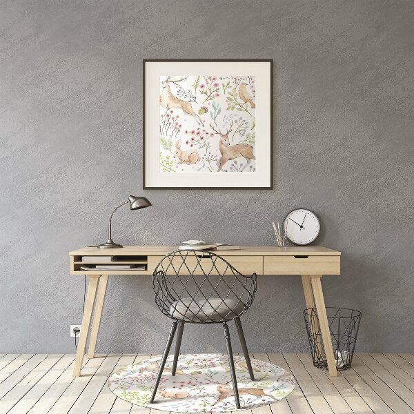 Tapis de chaise de bureau Animaux sauvages