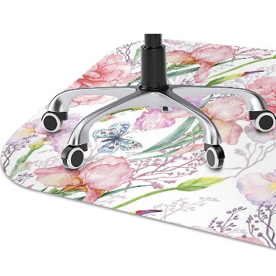 Tapis pour chaise de bureau Pivoines de fleurs