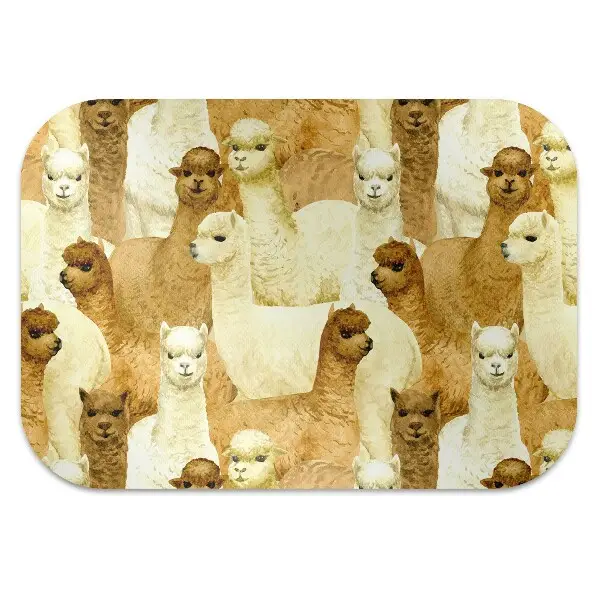 Tapis de chaise de bureau Alpaga