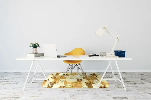 Tapis de chaise de bureau Alpaga