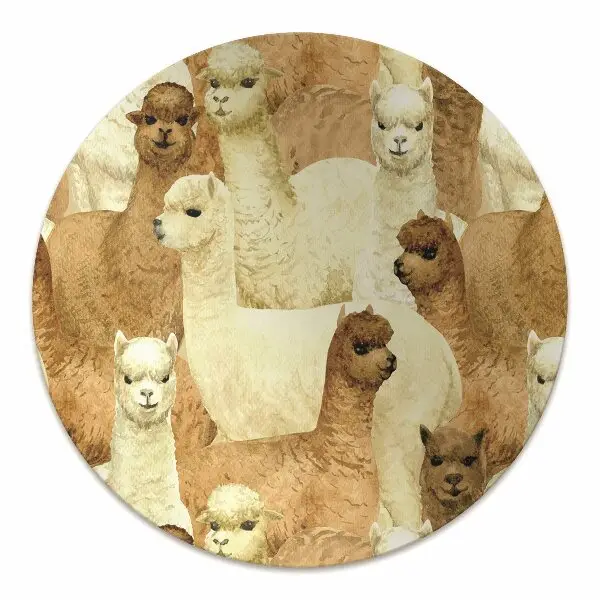 Tapis de chaise de bureau Alpaga