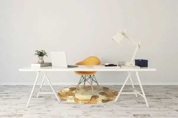Tapis de chaise de bureau Alpaga