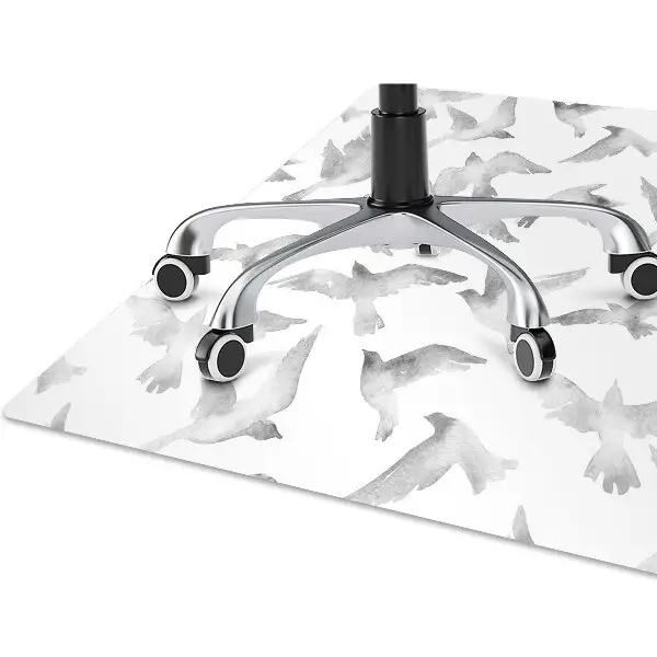 Tapis de chaise de bureau Des oiseaux