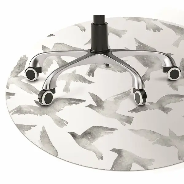 Tapis de chaise de bureau Des oiseaux