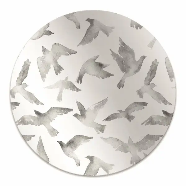 Tapis de chaise de bureau Des oiseaux