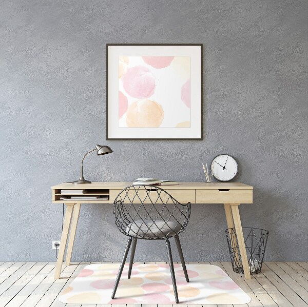 Tapis protège sol Points pastel