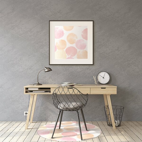 Tapis protège sol Points pastel