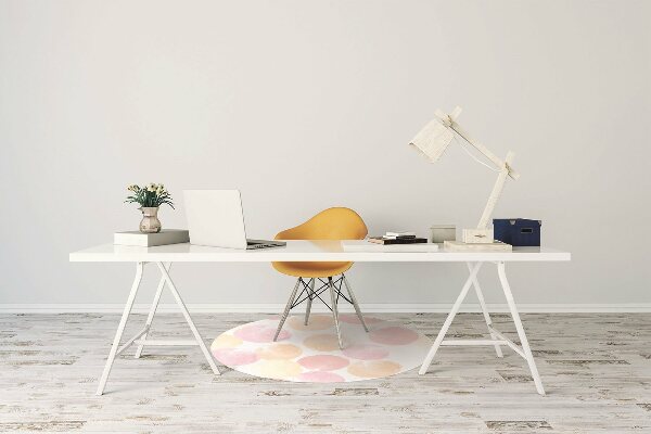 Tapis protège sol Points pastel