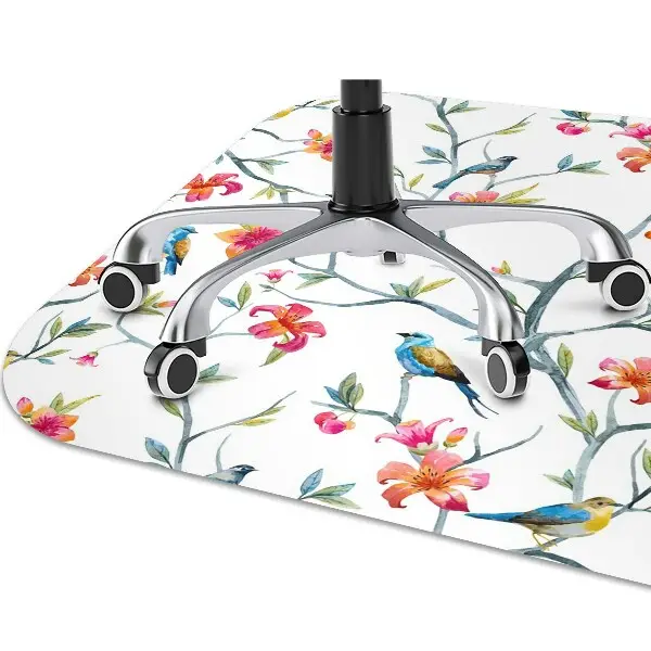 Tapis pour chaise de bureau Oiseaux sur des branches
