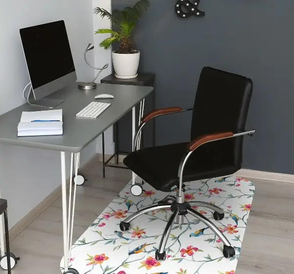 Tapis pour chaise de bureau Oiseaux sur des branches
