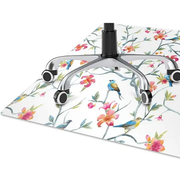 Tapis pour chaise de bureau Oiseaux sur des branches