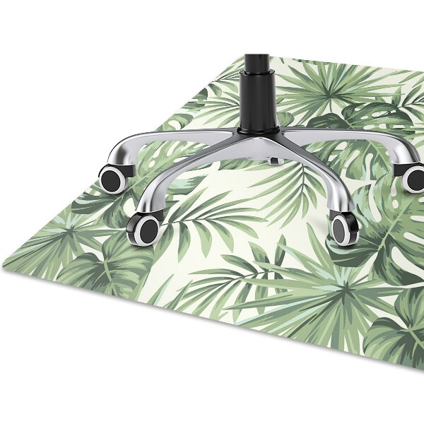 Tapis de chaise de bureau Modèle tropical
