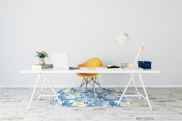 Tapis pour chaise de bureau Papillons dans les tropiques