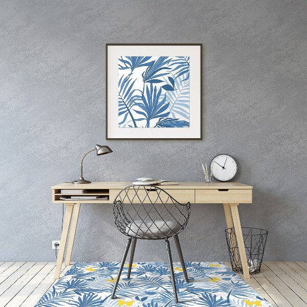 Tapis pour chaise de bureau Papillons dans les tropiques