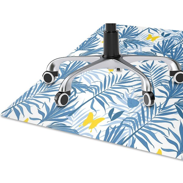 Tapis pour chaise de bureau Papillons dans les tropiques