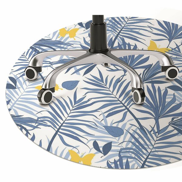 Tapis pour chaise de bureau Papillons dans les tropiques