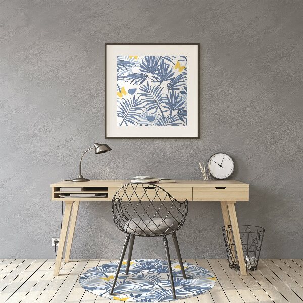 Tapis pour chaise de bureau Papillons dans les tropiques