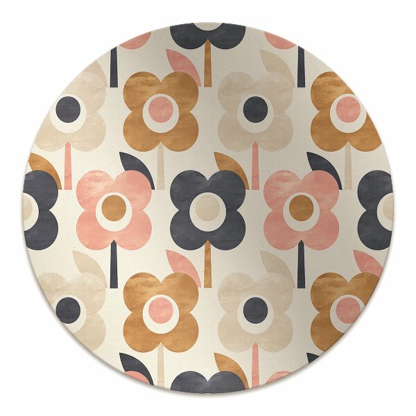 Tapis de chaise de bureau Fleurs