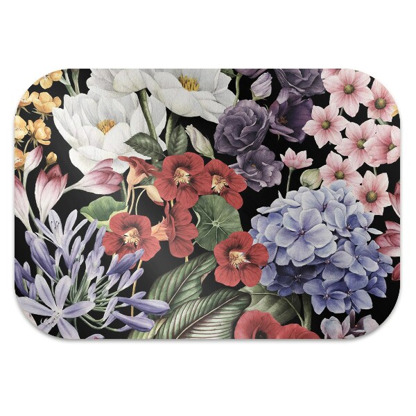 Tapis de chaise de bureau Pivoine