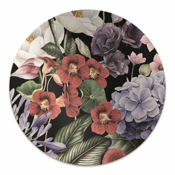 Tapis de chaise de bureau Pivoine