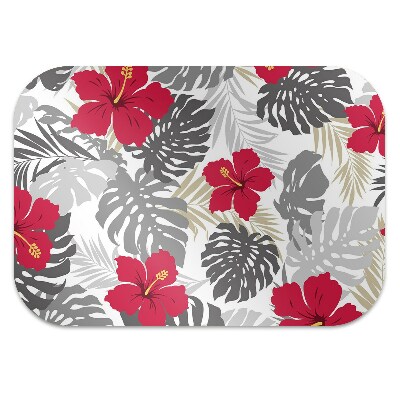 Tapis de chaise de bureau Hibiscus