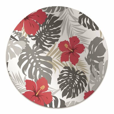 Tapis de chaise de bureau Hibiscus