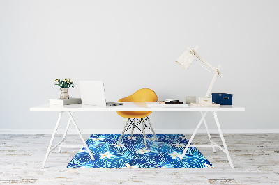 Tapis pour chaise de bureau Fleur de Lei