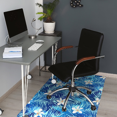 Tapis pour chaise de bureau Fleur de Lei