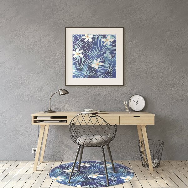 Tapis pour chaise de bureau Fleur de Lei
