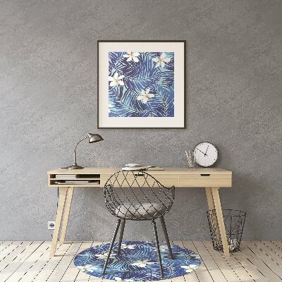 Tapis pour chaise de bureau Fleur de Lei