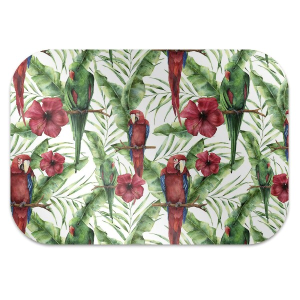Tapis fauteuil bureau do biura Perroquets exotiques