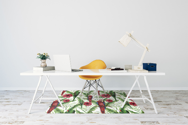 Tapis fauteuil bureau do biura Perroquets exotiques