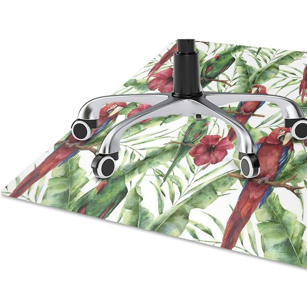 Tapis fauteuil bureau do biura Perroquets exotiques