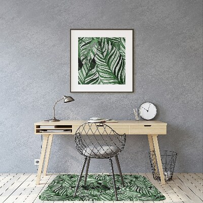 Tapis pour chaise de bureau Jungle tropicale