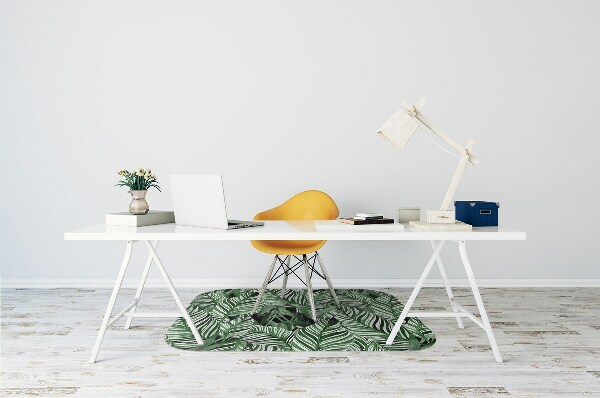 Tapis pour chaise de bureau Jungle tropicale