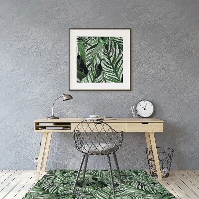 Tapis pour chaise de bureau Jungle tropicale