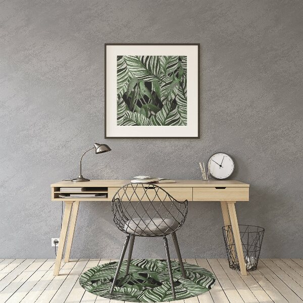 Tapis pour chaise de bureau Jungle tropicale