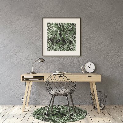 Tapis pour chaise de bureau Jungle tropicale